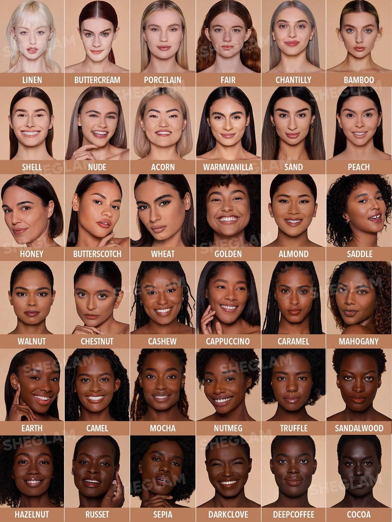 پنکک اسکین فوکس کاور بالا شیگلم مدل Skin Focus High Coverage Powder Foundation - Image 3