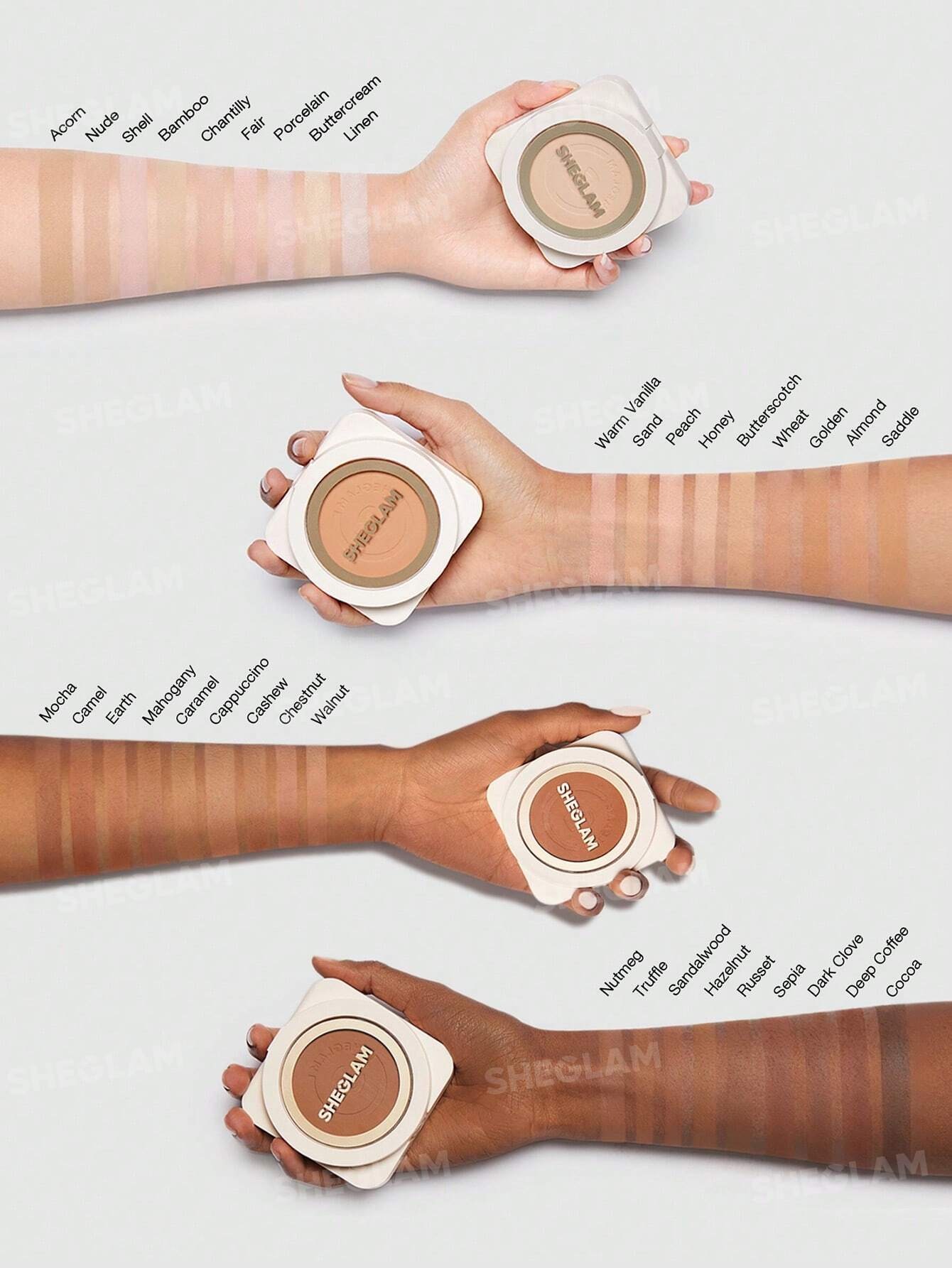 پنکک اسکین فوکس کاور بالا شیگلم مدل Skin Focus High Coverage Powder Foundation - Image 2
