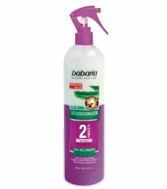 اسپری مو دوفاز نرم کننده ضد گره باباریا Babaria Hair 2-Phase Conditioner Spray – Purple