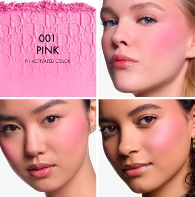 رژگونه پودری دیور مدل Rosy Glow شماره 001 پینک Dior Backstage Rosy Glow Powder Blush 001 Pink - Image 2