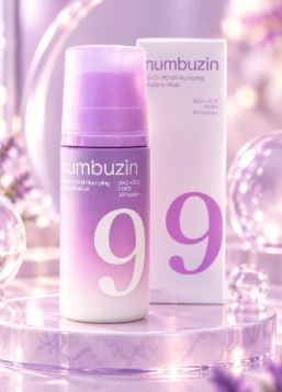 ماسک حبابی پلامپینگ و گلو نامبوزین شماره ۹ NAD+ PDRN Numbuzin No.9 NAD+ PDRN Plumping Glow Bubble Mask